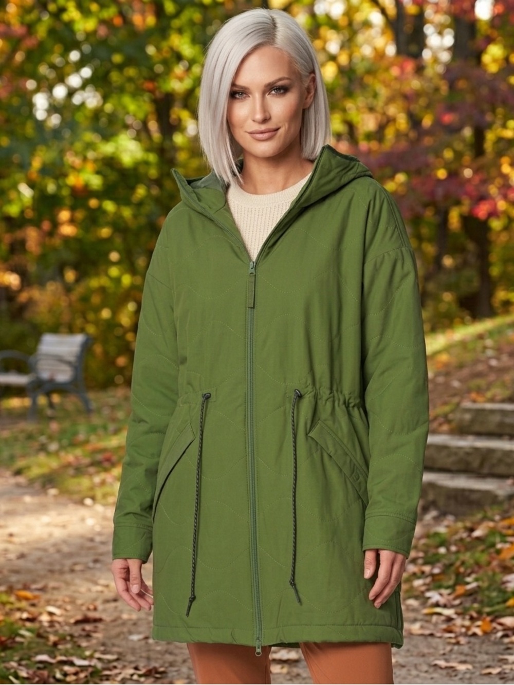 Columbia Women's Crystal Crest™ Quilted Jacket | WL6832-353 | Canteen | Large